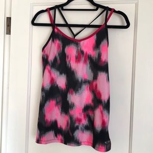Champion Pink and Black Athletic Top - Size M